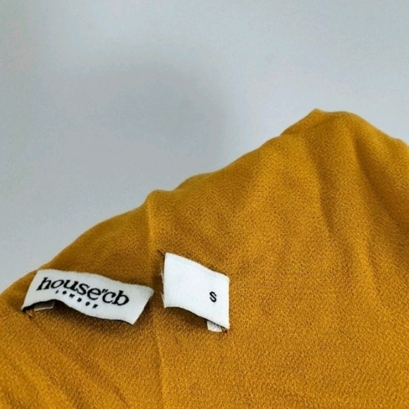 NWOT HOUSE OF CB 'Rosalia' Gold Embellished Hand Beaded Maxi Dress/Size S Formal - Picture 6 of 7